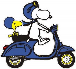 Snoopy Scooter Meme Template