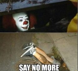 Sewer Clown Meme Template