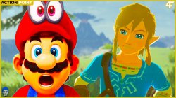 Mario v Zelda Meme Template