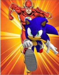 Sonic Passing Flash Meme Template