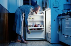 Man on fridge Meme Template