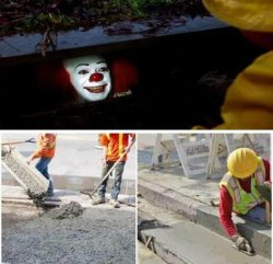 Pennywise Sewer Seal Meme Template