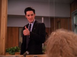 cooper thumbs up from twin peaks Meme Template