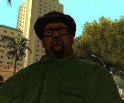 Big Smoke's serious face Meme Template