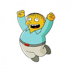 Simpsons - Ralph Wiggum Cheering  Meme Template