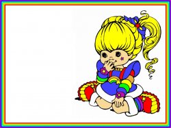 Rainbow Brite Meme Template