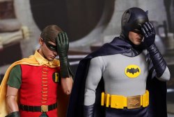 Batman and Robin facepalm  Meme Template