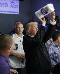 Trump towel toss Meme Template