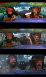 Cheech And Chong Zeppelin  Meme Template