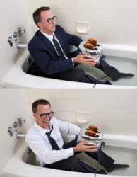 Bathtub guy 2 Meme Template