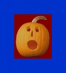 Pumpkin surprised Meme Template