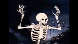 Spooky Skeleton Meme Template