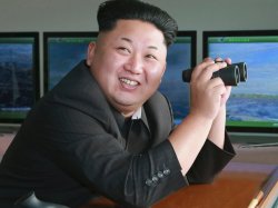 Kim Jong Un binouclars Meme Template