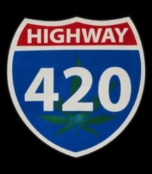 Highway 420 Meme Template