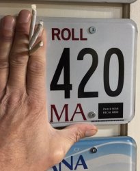 420 license plate Meme Template