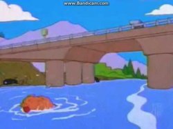 Simpsons - It's Still Good - Pig in River Meme Template