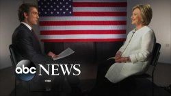 Hillary interviewed by ABC news Meme Template