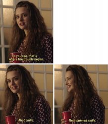 That Damn Smile Meme Template