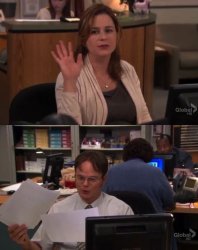 The Office - Dwight Pam Worse Sounds Meme Template