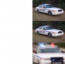 Police car meme Meme Template