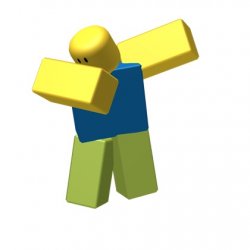 Here's a noob meme template model! (Made on Procreate) : r/roblox