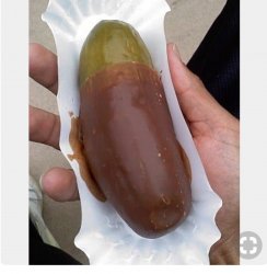 Chocolate pickle Meme Template