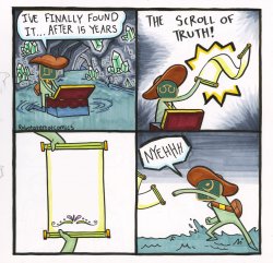 Scroll of Truth Meme Template