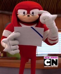 Knuckles Reading Meme Template