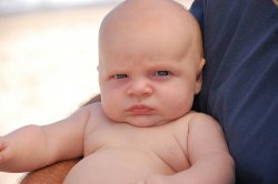 Pissed off baby Meme Template