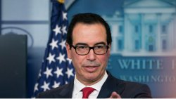 Mnuchin is poochin Meme Template