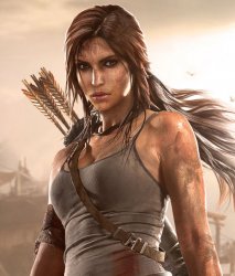 Lara Croft Says Meme Template