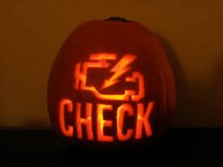 Check Engine Pumpkin Meme Template