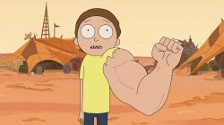Strong arm Morty Meme Template