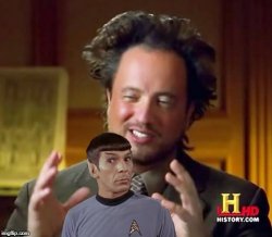Aliens Spock Meme Template