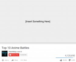 Top ten anime battles Meme Template