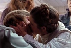 Luke and Leia Kiss Meme Template