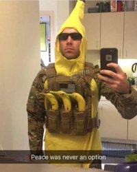banana shock trooper Meme Template