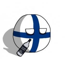 Finlandball drinking Meme Template