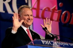 Roy Moore Comes Out Meme Template