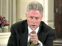 Bill Clinton Pointing Meme Template