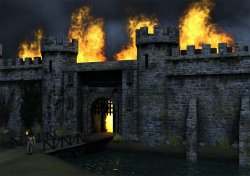 burn the castle Meme Template