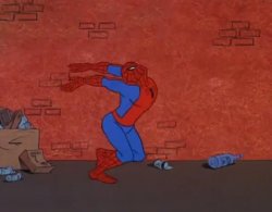Spider-Man Stretching Meme Template