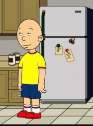 UNGROUND CAILLOU Meme Template