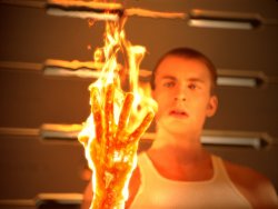 fire hand Meme Template