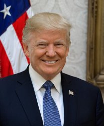 President Trump Official Photo Meme Template