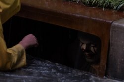 Georgie and Pennywise IT 2017 Meme Template