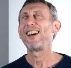 Michael Rosen satisfied Meme Template