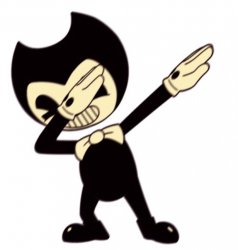 Bendy and the dab machine Meme Template