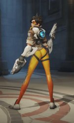 Overwatch tracer pose Meme Template