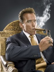 Arnold Cigar Meme Template